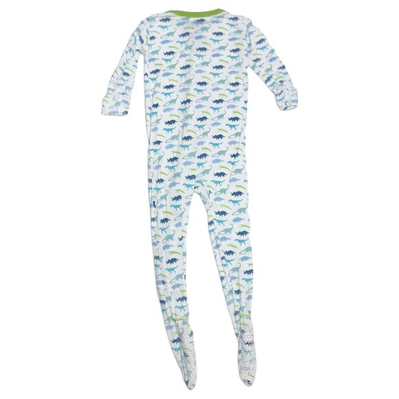 B-Kickee Pants, 18-24M, l/s bamboo footie, Dinosaurs - Picture 2 of 4